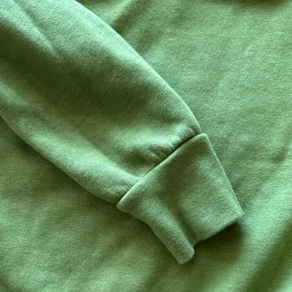 Aviator Nation Green Sweatshirt with Red Heart - Picture 3 of 5